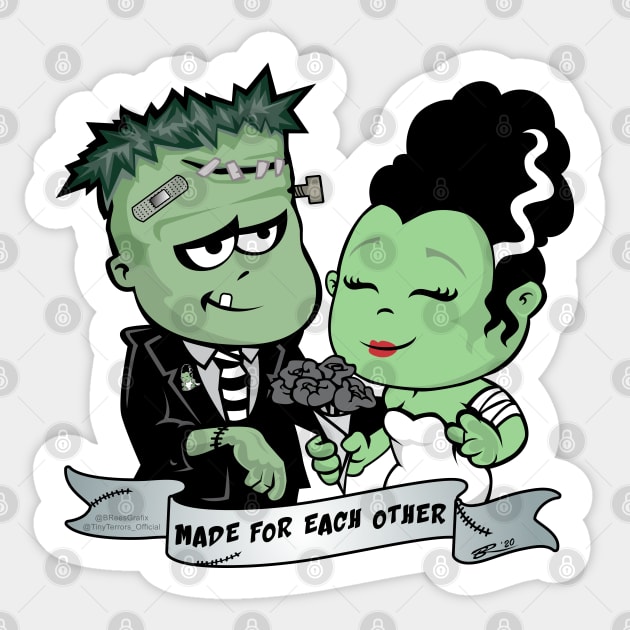 Wedding Day Sticker by TinyTerrors